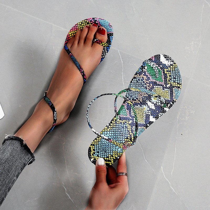 Giày sandal IELGY bằng da PU thời trang cho nữ