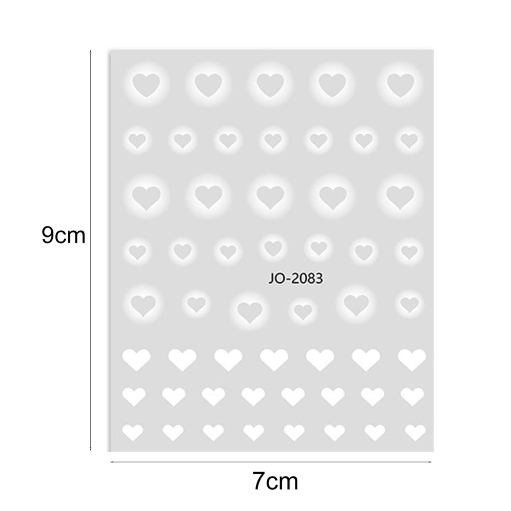 Bộ 2 Miếng Dán Trang Trí Móng Tay Tự Dính Chống Nước Thân Thiện Với Môi Trường