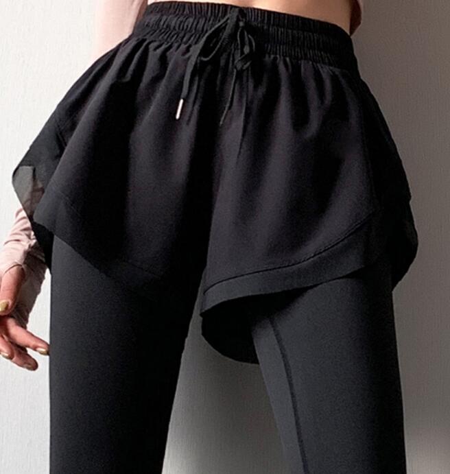 Quần thể thao dài ôm sát co giãn thời trang cho nữ