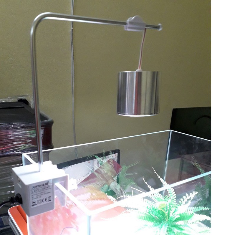 Đèn Rọi, Đèn Kẹp Led Xima 5W Ánh Sáng Trắng Cho Bể Cá Thủy Sinh
