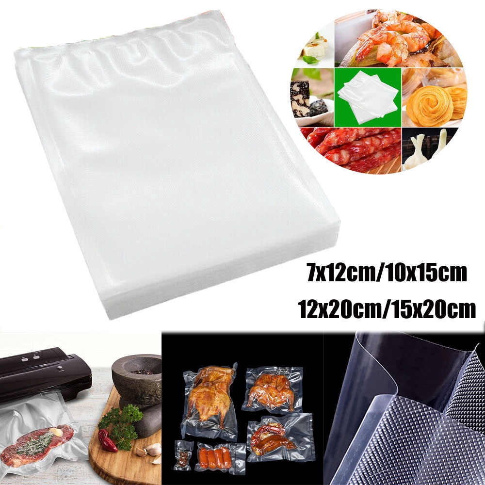 Set 100 túi hút chân không đựng bảo quản thực phẩm chuyên dụng tiện lợi
