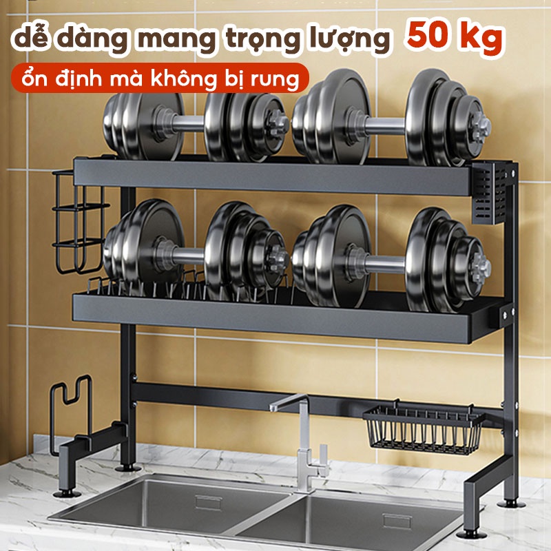 Kệ đựng bát đĩa 2-3 Tầng Trên Bồn Rửa Bát Cao Cấp Đa Năng Kệ Để Bát Đa Năng Thông Minh Giá Để Đồ Chén Đĩa