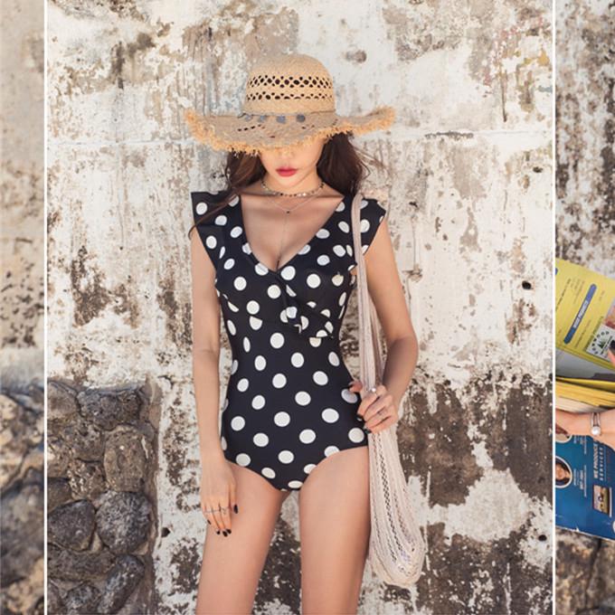 Bộ Đồ Bơi Đi Tắm Biển Nữ Bikini 1 Mảnh (Set Áo Liên Quần Lót)