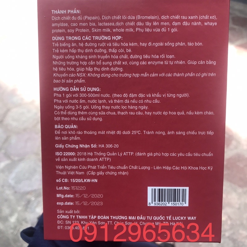 MEN SỐNG HỒNG SÂM DEAWONG KOREA Vị hoa quả hỗ trợ tiêu hoá tốt trẻ ăn ngon miệng tăng cân