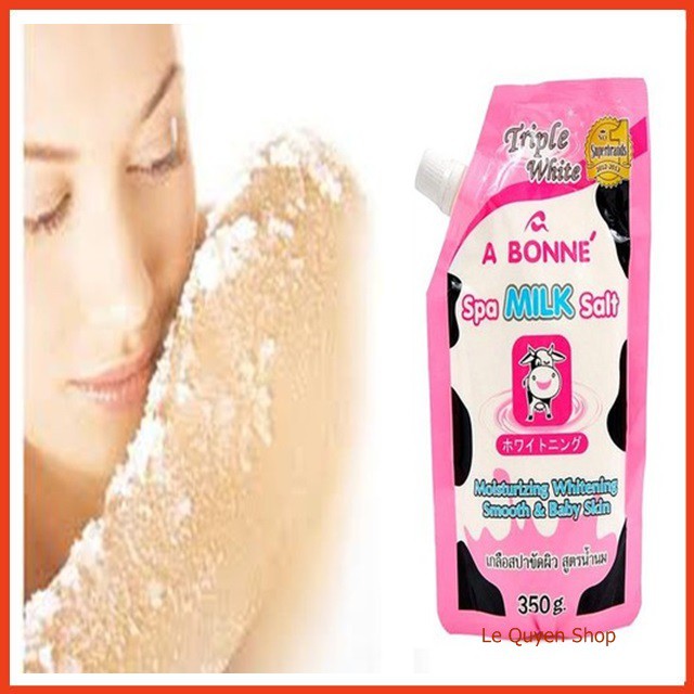 [CHÍNH HÃNG] Muối Tắm Sữa Tẩy Tế Bào Chết A Bonné Spa Milk Salt 350gr