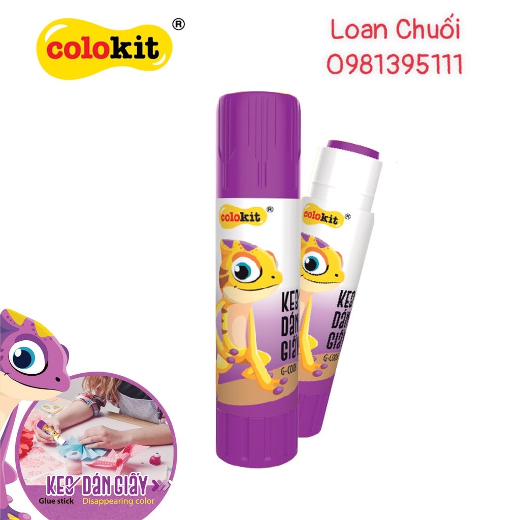 KEO/ HỒ KHÔ DÁN GIẤY COLOKIT- ảnh video thật tại shop chigiasi68