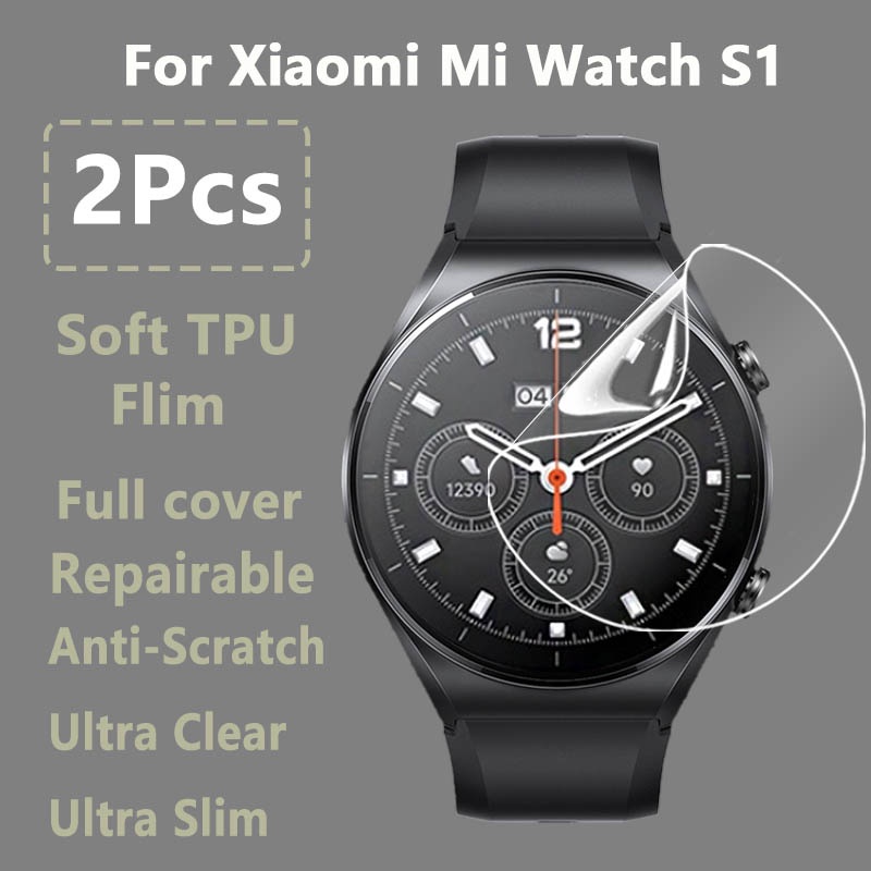Kính Cường Lực Bảo Vệ Màn Hình Đồng Hồ Thông Minh Xiaomi Mi Watch S1 1.43 "Kèm Phụ Kiện