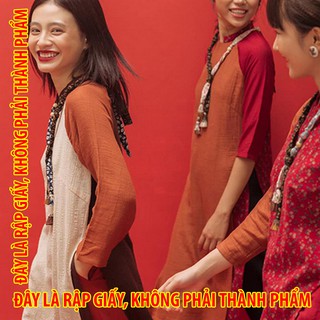 Rập giấy tc025 - áo dài du mục