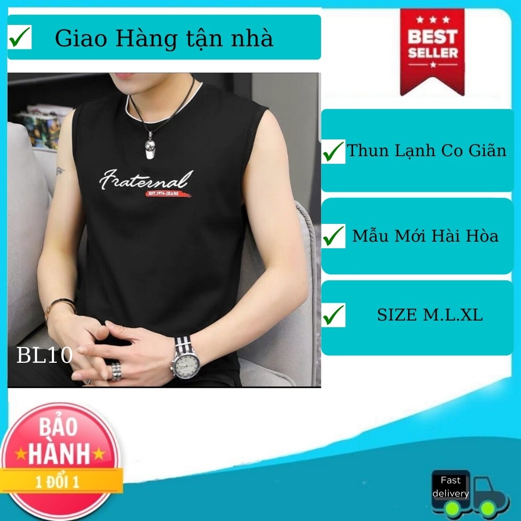 Áo thun nam thể thao cao cấp thun lạnh mẫu trend mới phong cách BL07- BL10 (44-75KG)