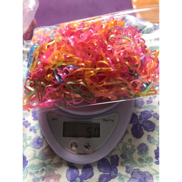 Chun cột tóc màu sắc dùng 1 lần