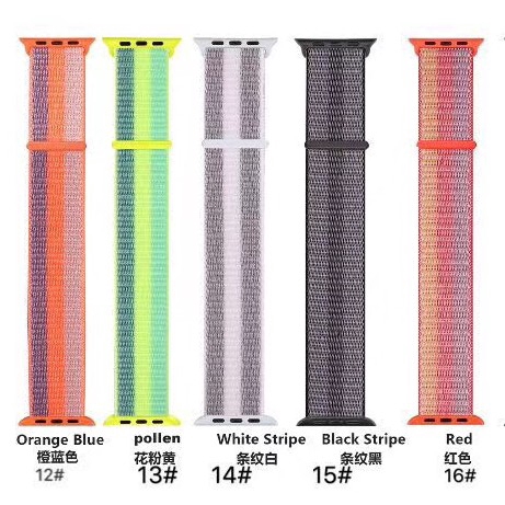 【Apple Watch Strap】Dây đeo nylon cho đồng hồ thông minh Apple Watch Series 6 / se / 5 / 4 / 3 / 2 / 1 ( 38 / 40mm / 42mm / 44mm )