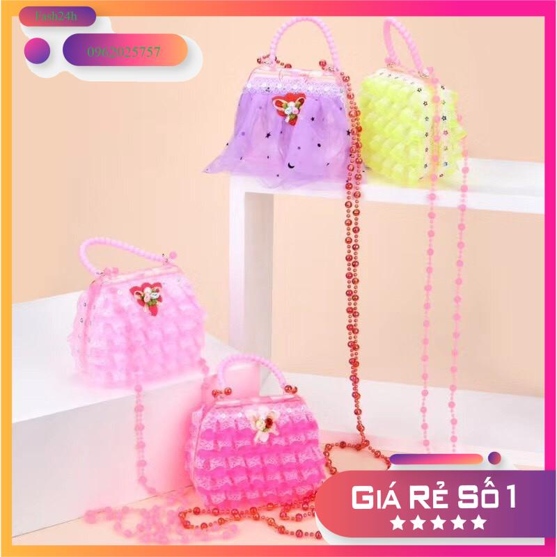 Túi xách Mini - Có đèn nháy 3 chế độ - Cho bé gái- Đồ chơi ngoài trời