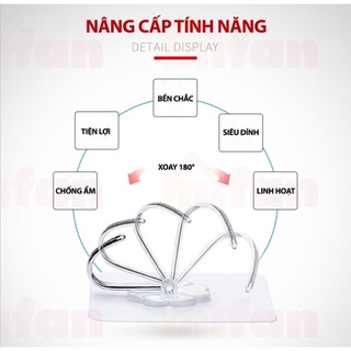 Móc dán tường siêu chắc, siêu bền, siên dính
