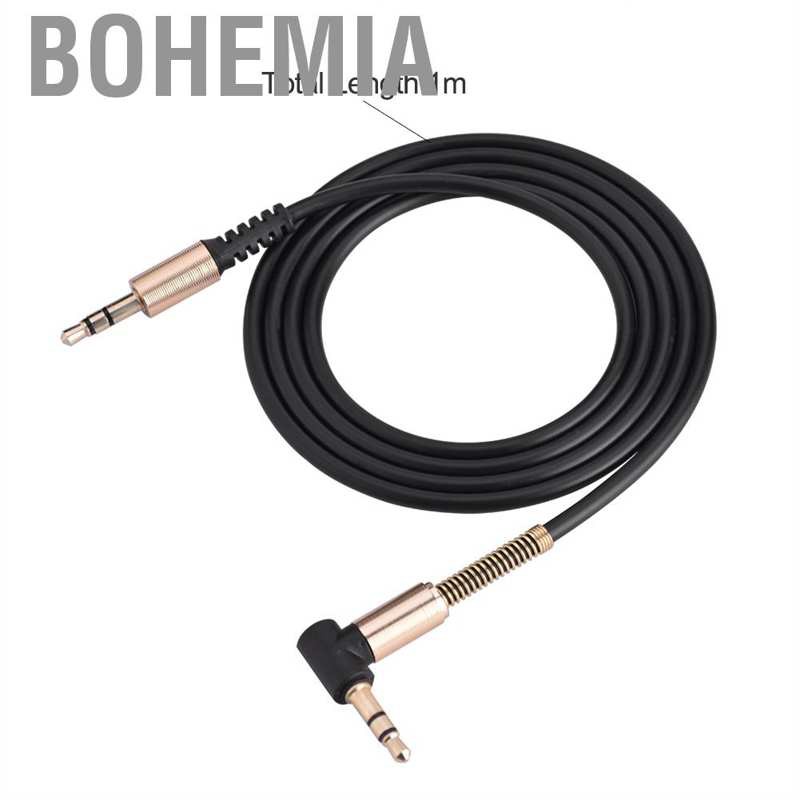 Bohemia 3.5mm Male to Plug AUX Cable 1M Stereo Audio Cord Headphone MP3 CD Player