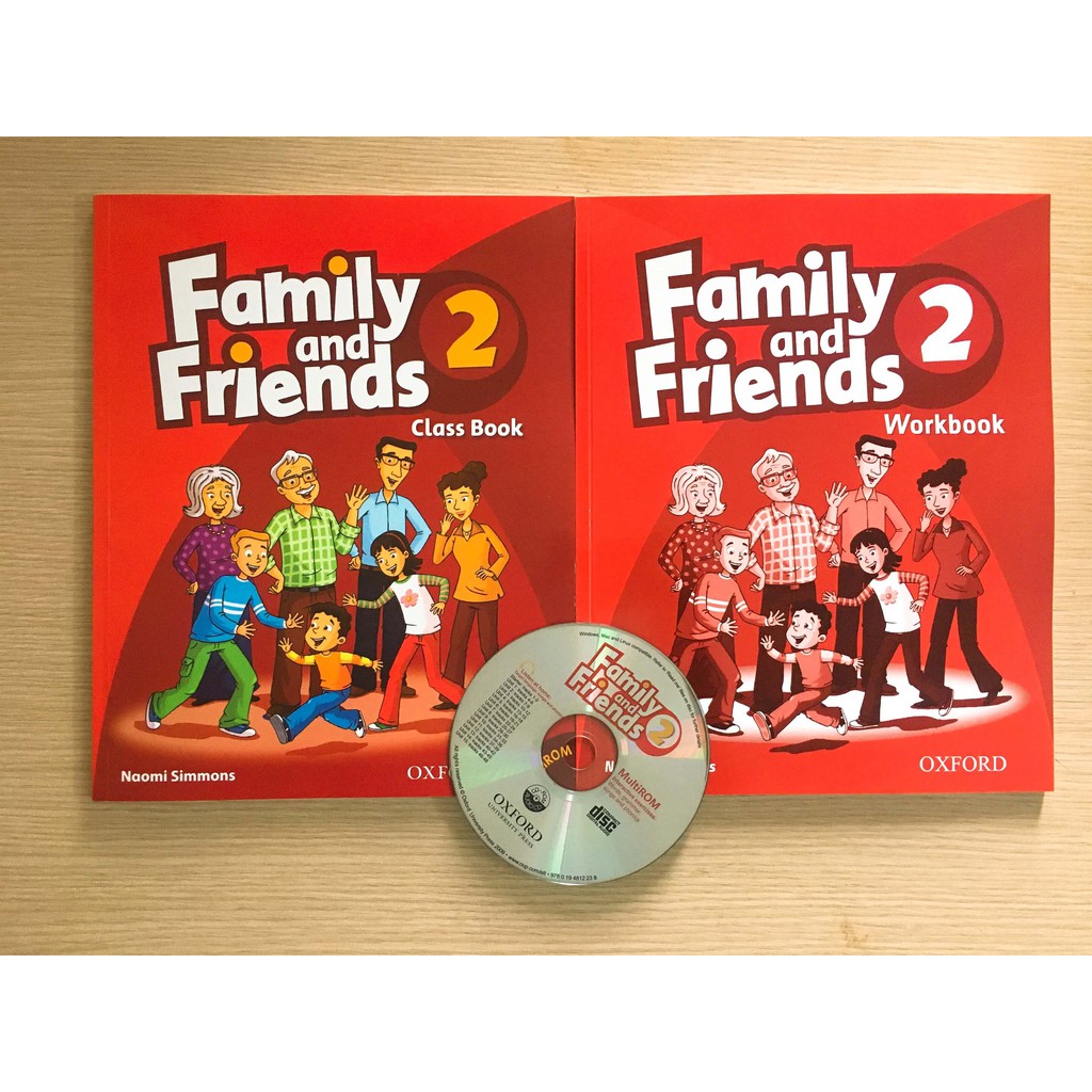 Đồ chơi - Family and friends 2 SB+WB (1st) + đĩa