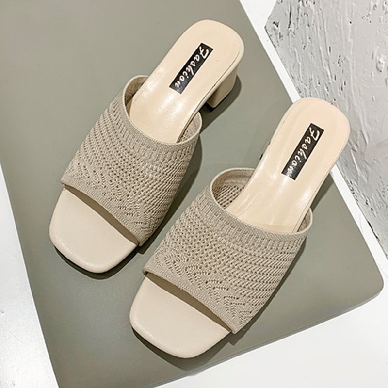 Dép Sandal Cao Gót 5cm Thời Trang Mùa Hè 2020 Dành Cho Nữ