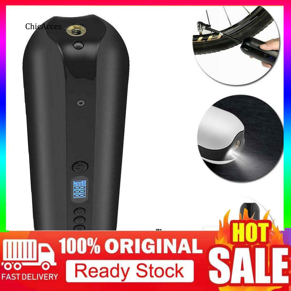 ✡QX✡150PSI Rechargeable Car Motorcycle Bike Bicycle Tire Electric Inflator Air Pump