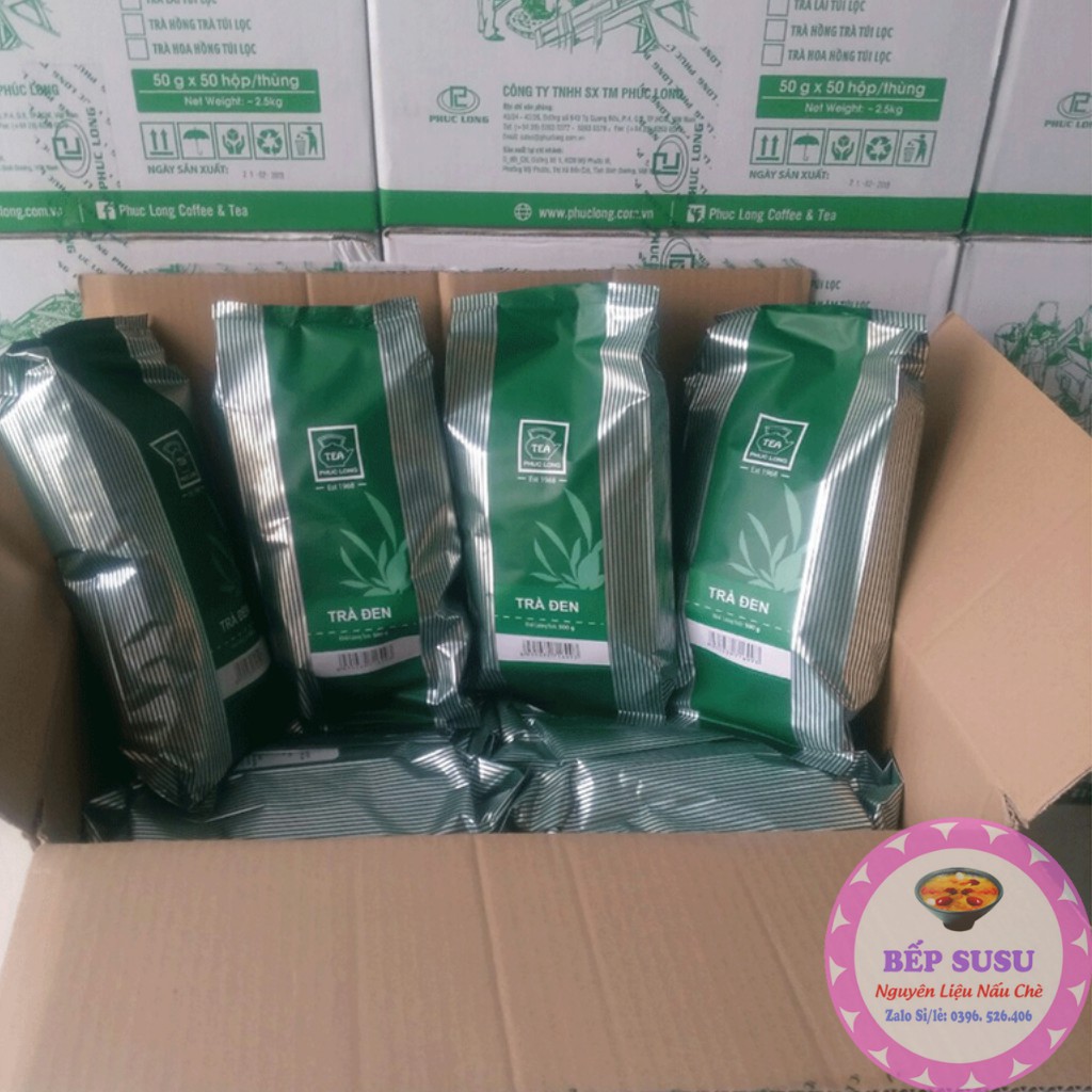 Trà đen Phúc Long nguyên liệu pha chế trà sữa Phúc Long trà sữa truyền thống gói chiếc lẻ 100Gram dùng thử