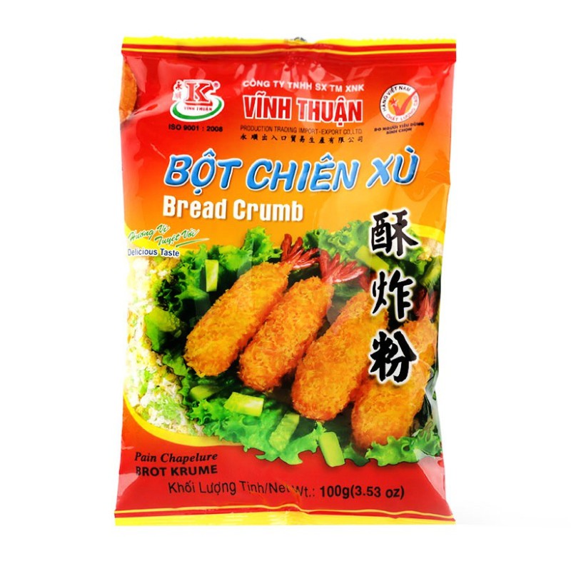 Bột chiên xù Vĩnh Thuận gói 100g