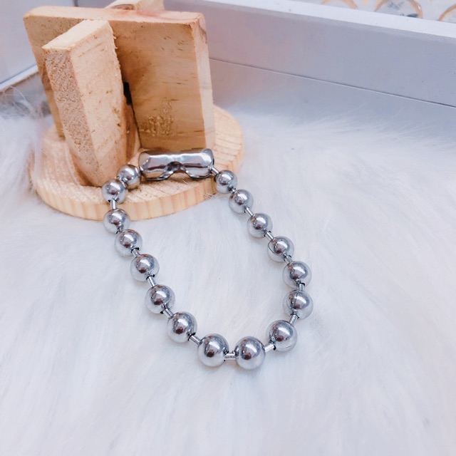 Lắc tay ball chain 8 ly 10 ly