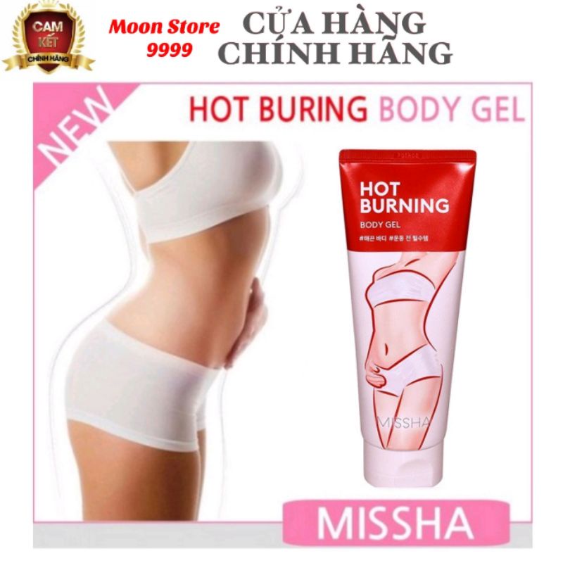 Gel Massage Tan Mỡ Missha Hot Burning Body Gel 200ml, Gel tan mỡ Missha Hàn Quốc, Moon Store 9999