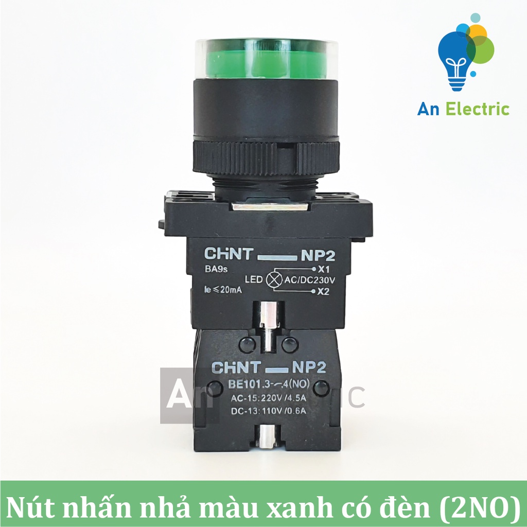 Nút nhấn nhả có đèn báo NP2-EW CHINT