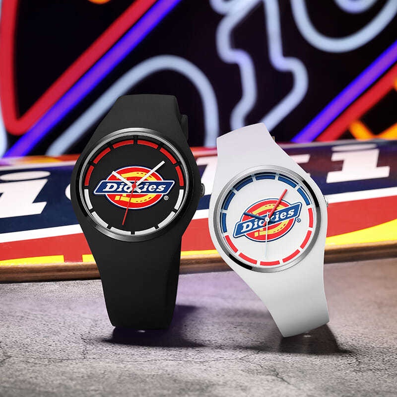 Đồng Hồ Quartz Dickies Dây Đeo Silicon CL-102