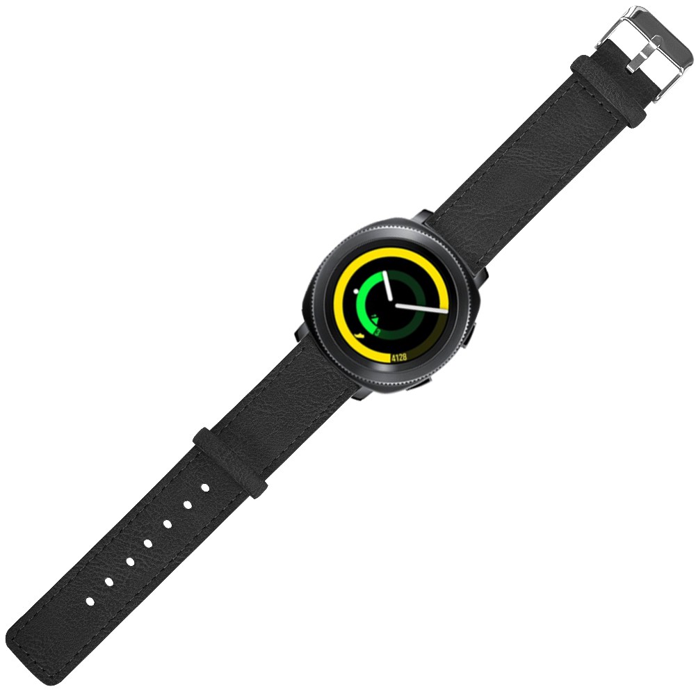 Dây đeo da kiểu cổ điển cho đồng hồ thông minh Samsung Gear Sport S4 Galaxy Watch Active