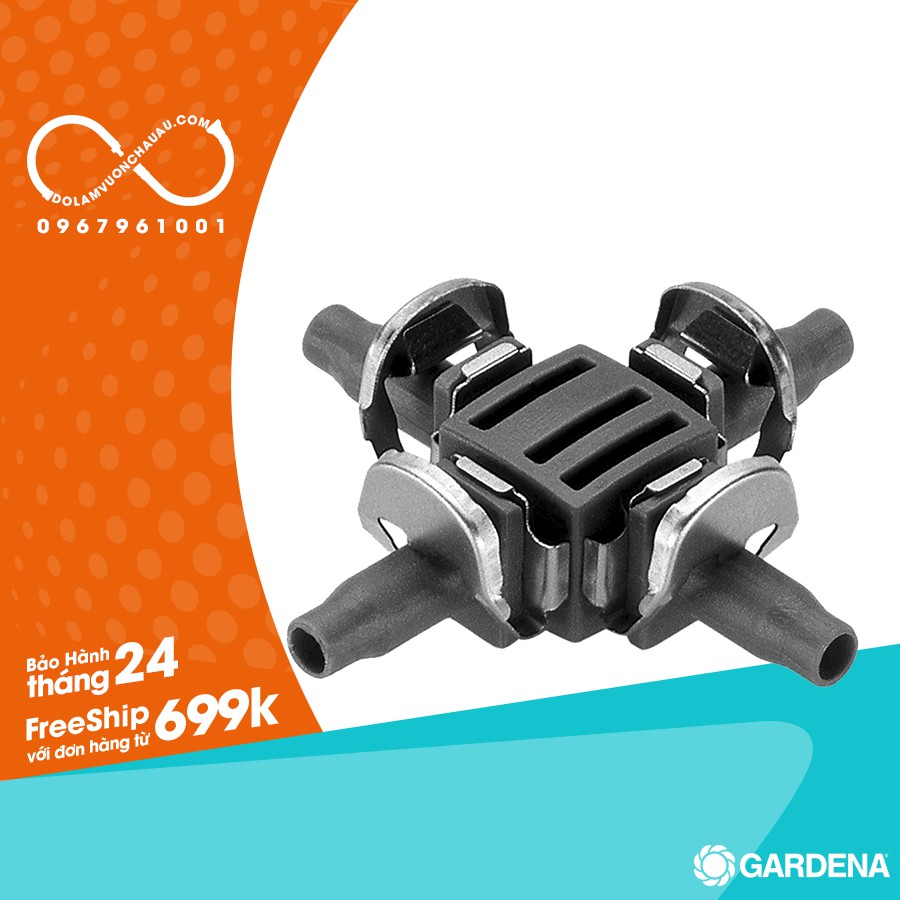 Bộ 10 cút nối 4 cửa (Gardena 08334)