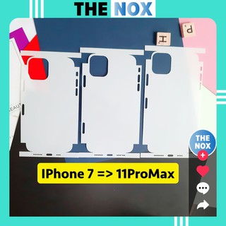 Skin dán ppf iphone cao cấp loại bóng - full viền full từng lỗ loa các dòng từ iphone 7 đến 11promax
