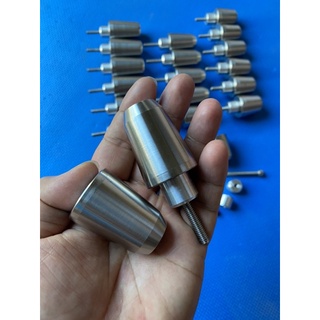 Gù inox 304 nguyên khối. mẫu 500g/1cặp