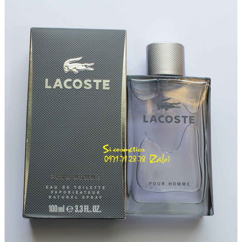 [Mã 11FMCGSALE1 giảm 10% đơn 250K] Nước Hoa Nam Lacoste Pour Homme 100ml