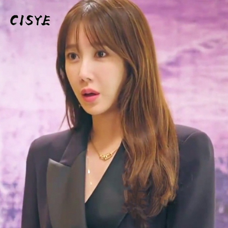 Dây chuyền kim loại thiết kế đơn giản thời trang theo phong cách hàn quốc