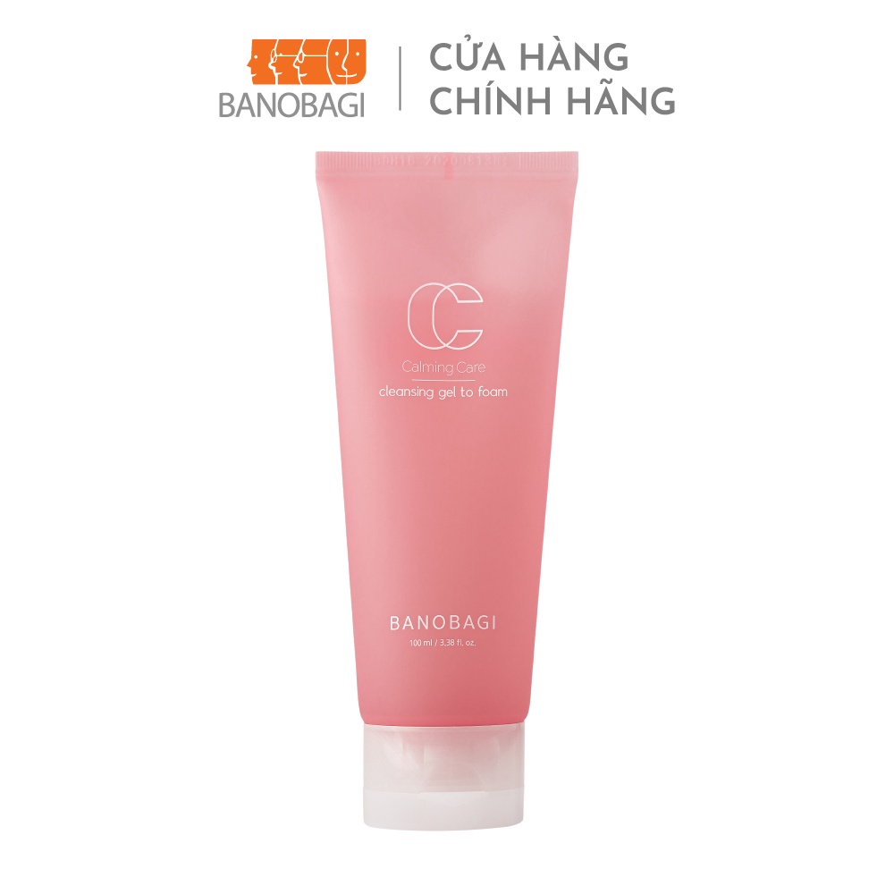 Sữa Rửa Mặt Dưỡng Ẩm Minisize BANOBAGI Calming Care Cleansing Gel 30ml