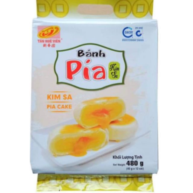 Bánh pía kim sa mini túi quà 500g