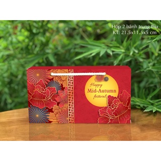 [Combo 5 hộp] Hộp bánh trung thu, vỏ hộp 2 bánh trung thu