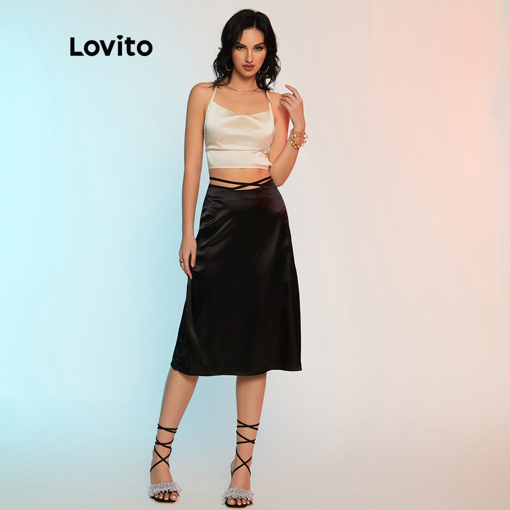 Áo tank top không tay màu sâm panh L12D50
 | BigBuy360 - bigbuy360.vn