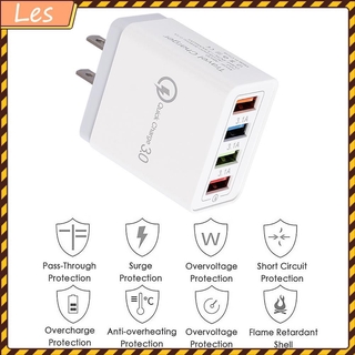 Củ Sạc Nhanh Với 4 Cổng Usb