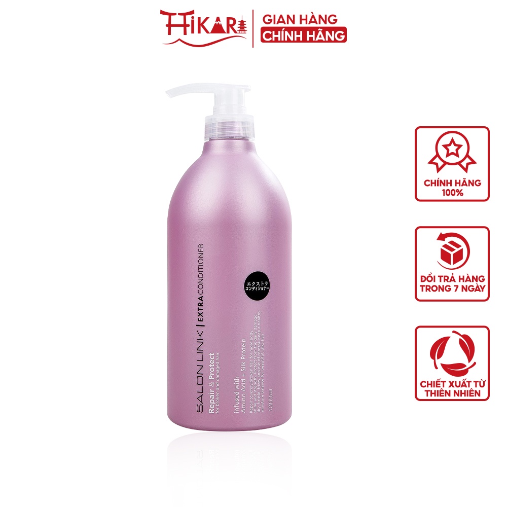 Dầu xả Kumano Salon Link Extra Conditioner dành cho tóc yếu 1000ml