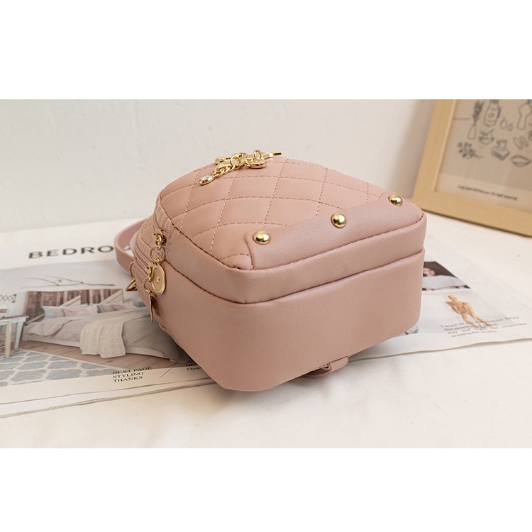 Balo Chuwanglin thời trang vải da nhỏ nhắn tiện lợi