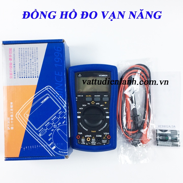 Đồng Hồ Vạn Năng VC9802A