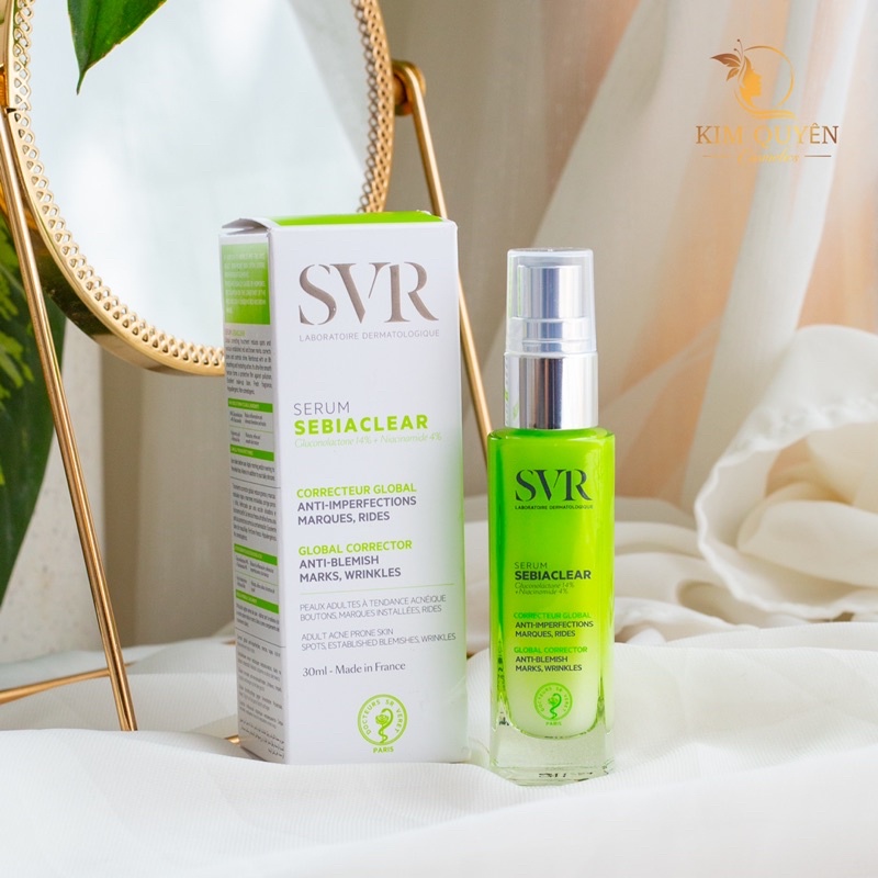 Serum SVR Giảm Mụn, Mờ Nám, Chống Nhăn, Thông Thoáng Lỗ Chân Lông, Mềm Mịn Da 30ml