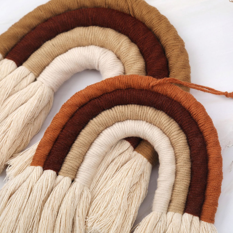 Phụ Kiện Cầu Vồng Treo Trang Trí Tường Phong Cách Boho