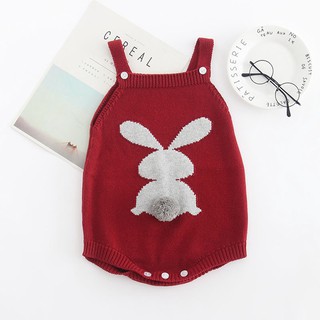Bộ Áo Liền Quần Hình Con Thỏ Cho Bé