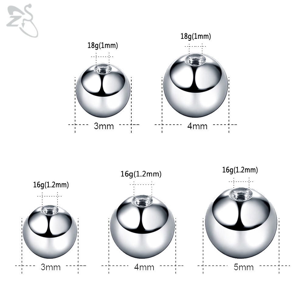 Bộ 10 Bi Đinh Gắn Mũi Bằng Thép Không Gỉ 18g 16g Có Trục Vít
