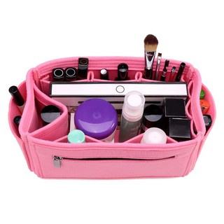 Túi 28x15x15cm chèn đựng ví mỹ phẩm đa năng tiện dụng đi du lịch
