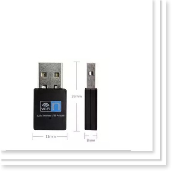 🔝 Bộ thu sóng wifi USB Wifi Wireless Adapter Realtek 8192 300Mbps Gia Dụng SG | BigBuy360 - bigbuy360.vn
