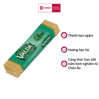 Kẹo ngậm VALDA Vị Bạc hà Truyền thống - Thanh 10 viên 36g