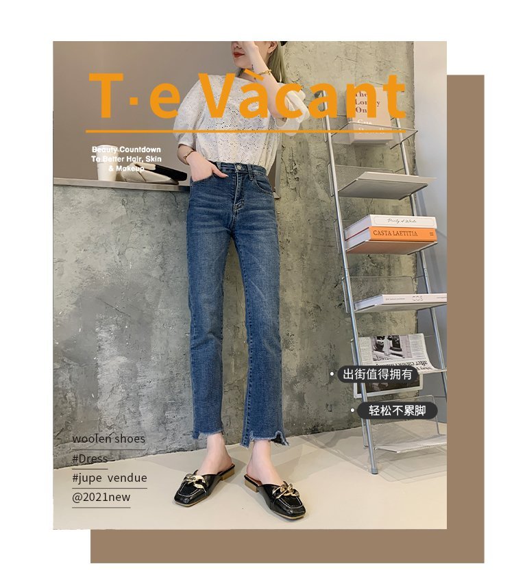 [ Mã 66CBSALE giảm 30K đơn 200K] Dép Đế Bằng Mũi Vuông Thời Trang Nữ | BigBuy360 - bigbuy360.vn