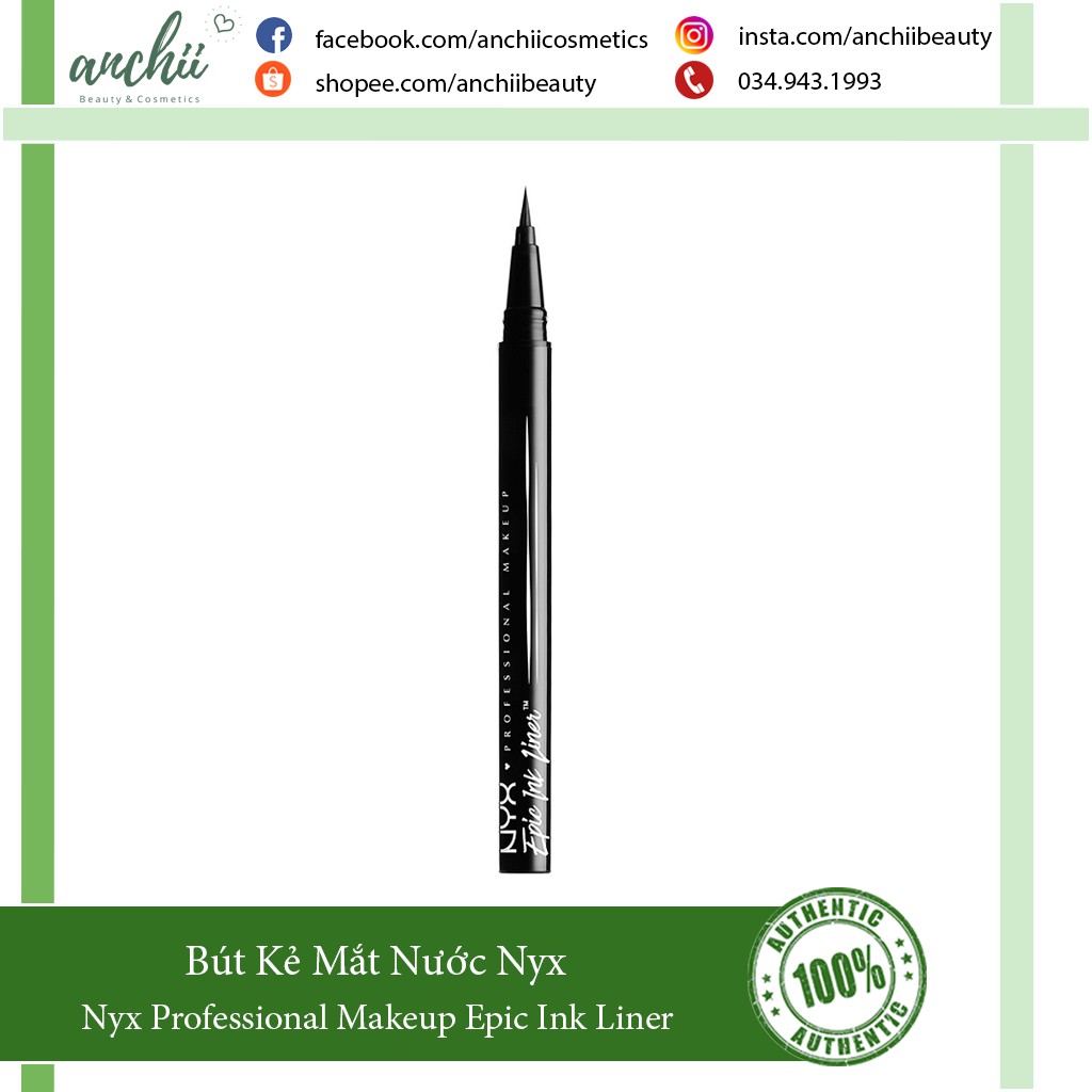 Bút Kẻ Mắt Nước Nyx Professional Makeup Epic Ink Liner